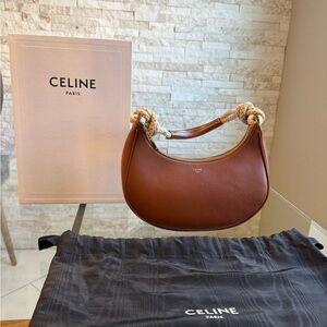 Celine Leather Shoulder Bag